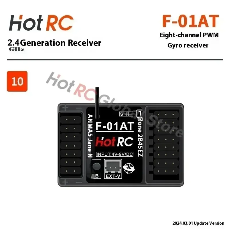Odbiornik HOTRC 2.4Ghz 4/6/8-k – Drone Racing Receiver recenzja i cena